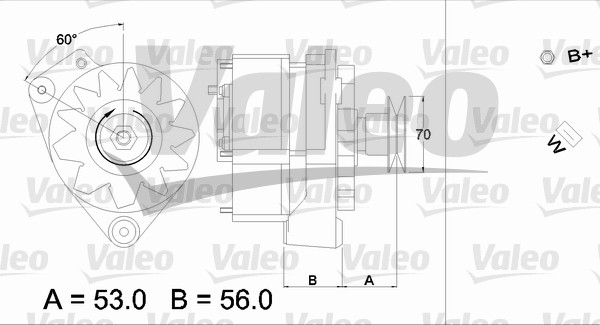 Valeo Alternator/Dynamo 436192