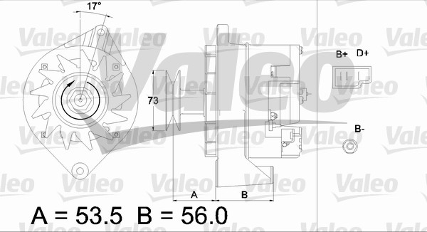 Valeo Alternator/Dynamo 436215