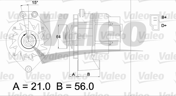 Valeo Alternator/Dynamo 436219