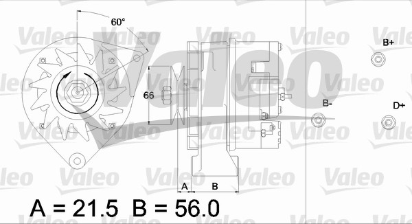 Valeo Alternator/Dynamo 436287