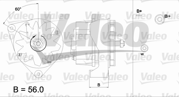 Valeo Alternator/Dynamo 436289