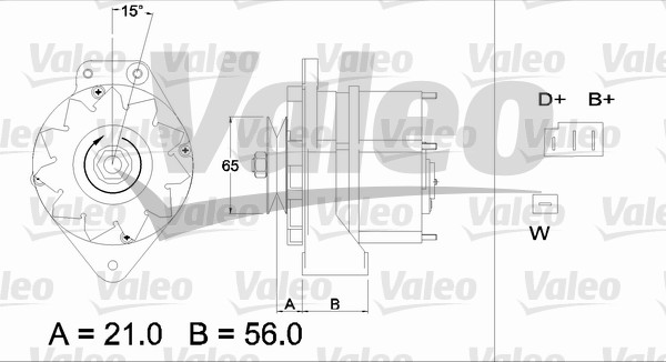 Valeo Alternator/Dynamo 436294