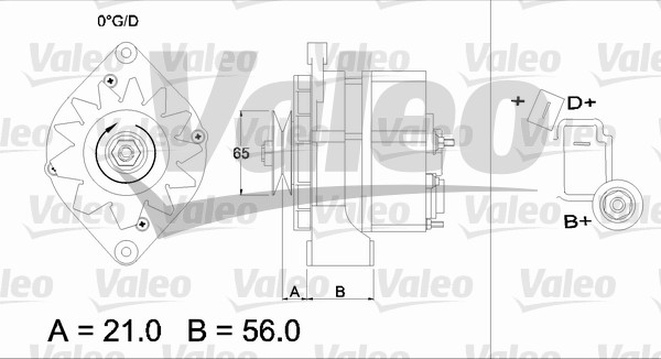 Valeo Alternator/Dynamo 436297