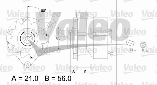 Valeo Alternator/Dynamo 436298