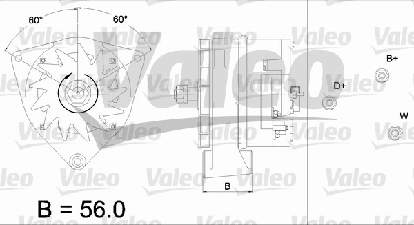 Valeo Alternator/Dynamo 436420