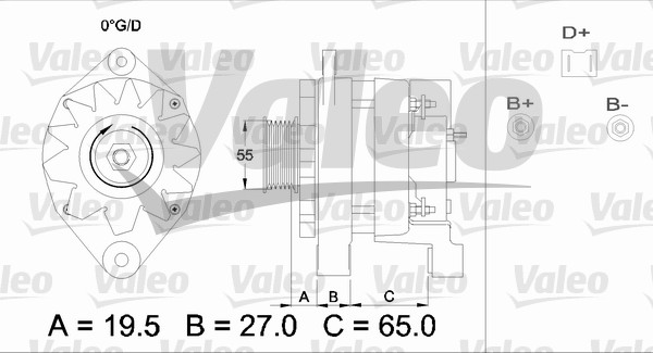 Valeo Alternator/Dynamo 436462