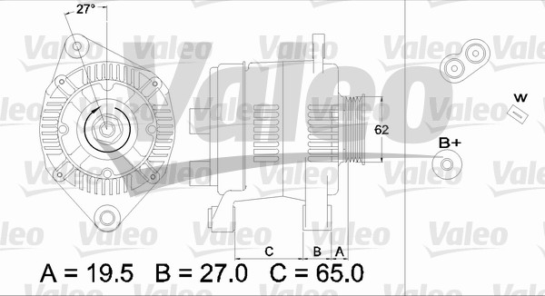 Valeo Alternator/Dynamo 436469