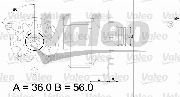 Valeo Alternator/Dynamo 436574