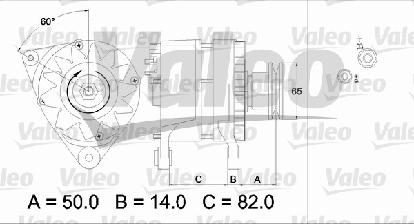 Valeo Alternator/Dynamo 436620