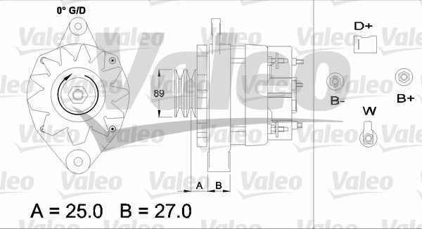 Valeo Alternator/Dynamo 436716