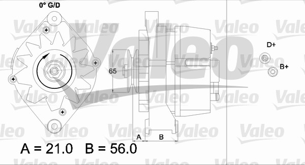 Valeo Alternator/Dynamo 437110