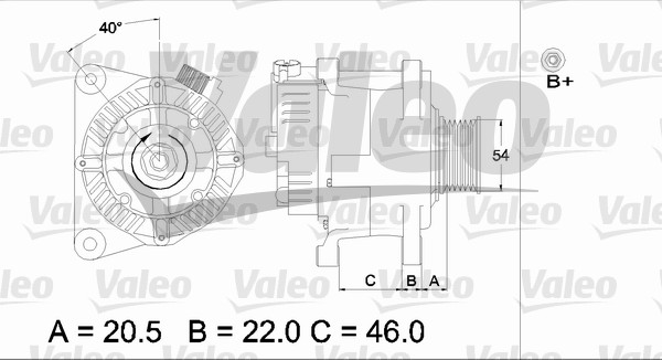 Valeo Alternator/Dynamo 437193