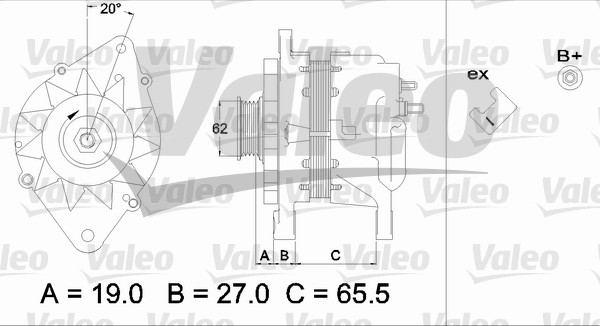 Valeo Alternator/Dynamo 437220