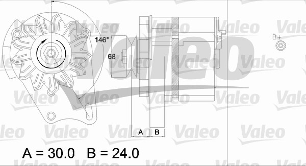 Valeo Alternator/Dynamo 437370