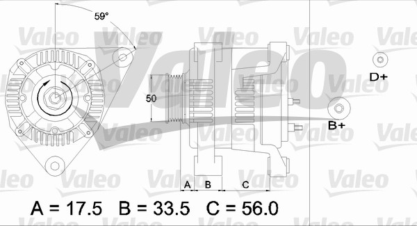 Valeo Alternator/Dynamo 437413