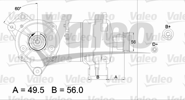 Valeo Alternator/Dynamo 437438