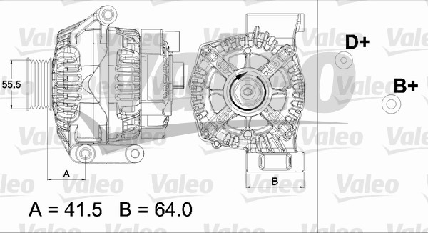 Valeo Alternator/Dynamo 437475