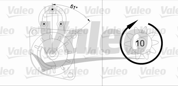 Valeo Starter 455726