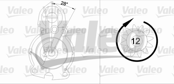 Valeo Starter 455742