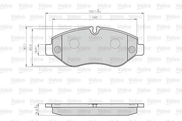 Valeo Remblokset 872229