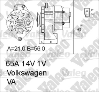 Valeo Alternator/Dynamo 436601