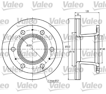 Valeo Remschijven 187002