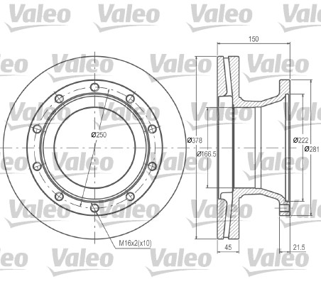 Valeo Remschijven 187021