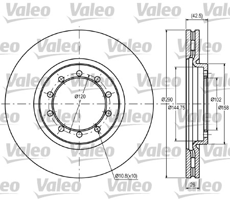 Valeo Remschijven 187062