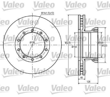 Valeo Remschijven 187066