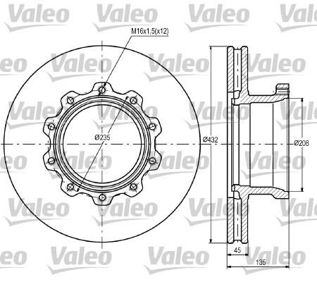 Valeo Remschijven 187077