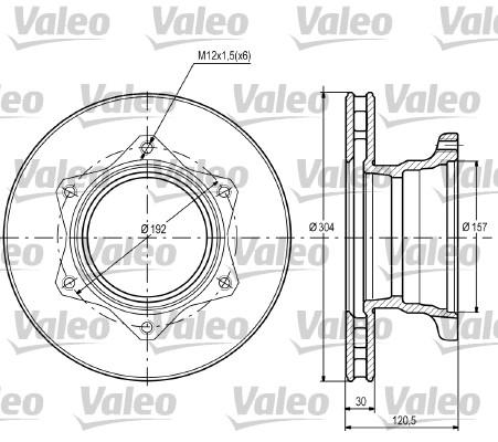 Valeo Remschijven 187106