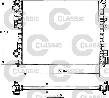 Valeo Radiateur 231166