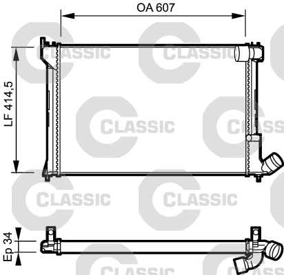 Valeo Radiateur 231297