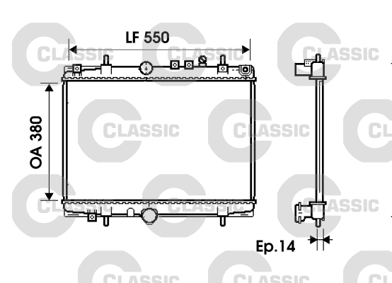 Valeo Radiateur 234278