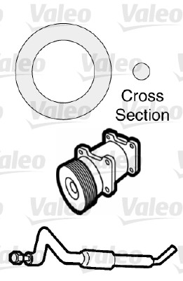 Valeo Koelmiddelbuis pakking 509741