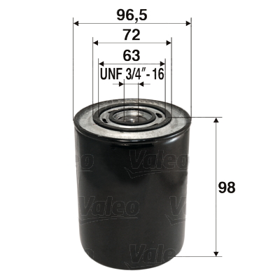 Valeo Oliefilter 586007