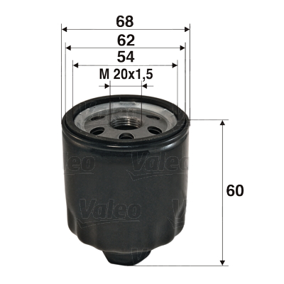 Valeo Oliefilter 586011