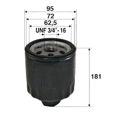 Valeo Oliefilter 586056