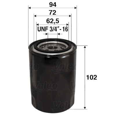 Valeo Oliefilter 586066