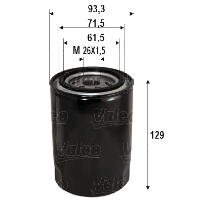 Valeo Oliefilter 586095