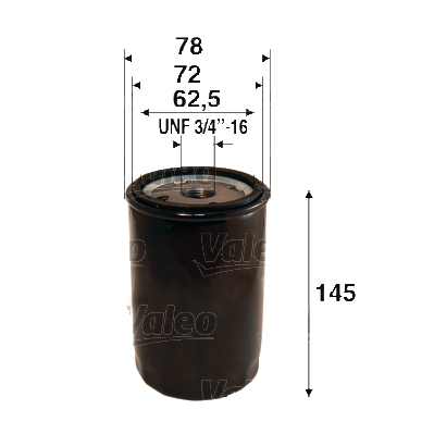 Valeo Oliefilter 586106