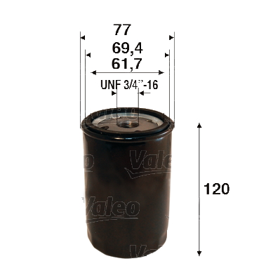 Valeo Oliefilter 586130