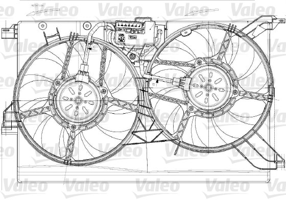 Valeo Ventilatorwiel-motorkoeling 696023