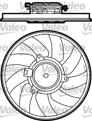Valeo Ventilatorwiel-motorkoeling 696030