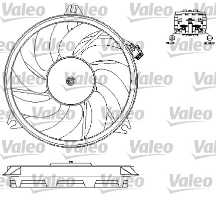 Valeo Ventilatorwiel-motorkoeling 696073