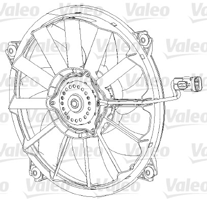 Valeo Ventilatorwiel-motorkoeling 696091