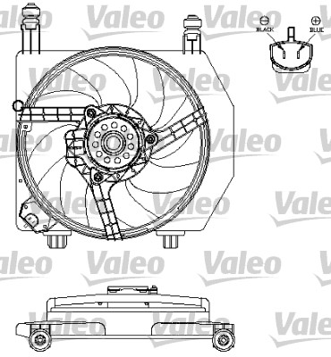Valeo Ventilatorwiel-motorkoeling 696160