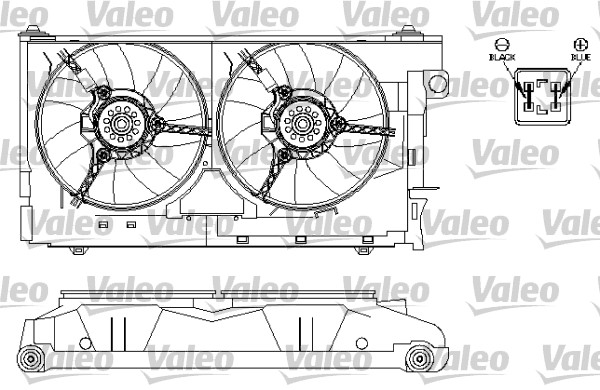 Valeo Ventilatorwiel-motorkoeling 696212
