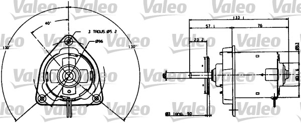 Valeo Ventilatorwiel-motorkoeling 698004
