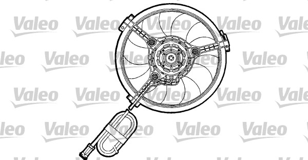 Valeo Ventilatorwiel-motorkoeling 698155